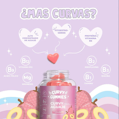 Curvy Gummies | Suplemento Aguaje en gomitas.